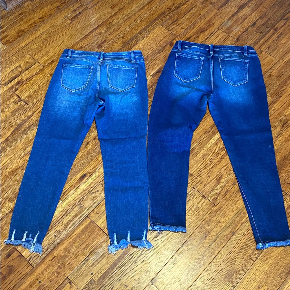 2 Pairs KanCan Women's Jeans 15/31 - Picture 2 of 8